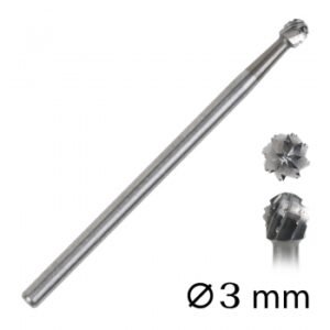 Round milling bit 3mm